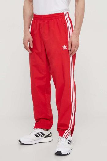 Tepláky adidas Originals Adicolor Woven Firebird Track Top červená farba, s nášivkou, IT2498