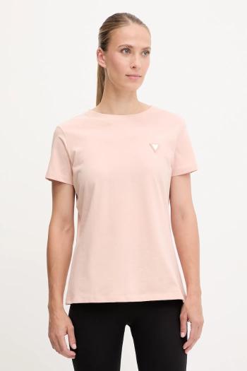 Tričko Guess COLETTE dámske, ružová farba, V4YI09 J1314