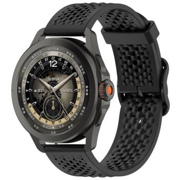 AIRY Silikónový remienok pre Xiaomi Watch S4 Sport čierny