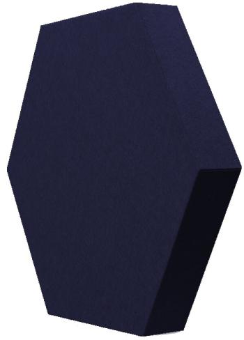 Mega Acoustic HexaPET 7 cm Navy Blue Absorpčný penový panel