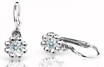 Cutie Diamonds Kytičkové detské náušnice z bieleho zlata s briliantmi DC2030-10-00-X-2