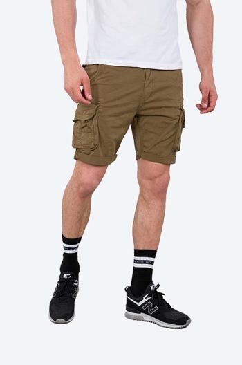 Šortky Alpha Industries 176203.13-brown, pánske, hnedá farba