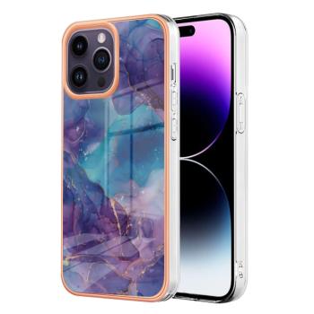 IMD MARBLE Ochranný kryt pre Apple iPhone 16 Pro Max PURPLE