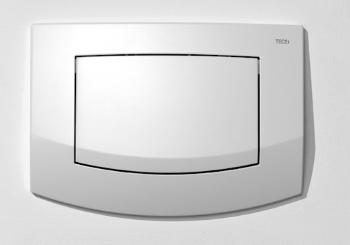 Ovládacie tlačidlo Tece Ambia  z plastu  v bielej farbe 9240100