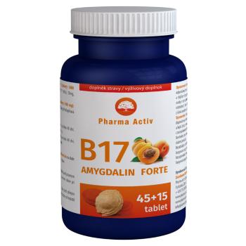 PHARMA ACTIV Amygdalin forte vitamín B17 45 +15 tabliet ZADARMO