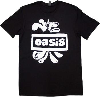 Oasis Tričko Logo Splat Unisex Black M