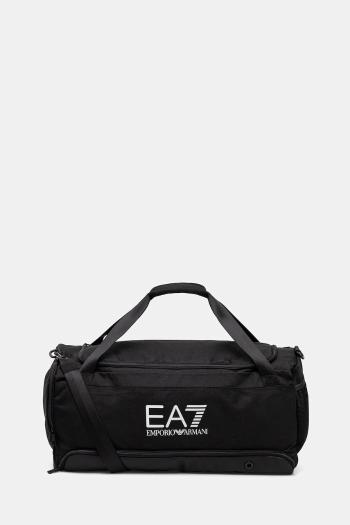 Športová taška EA7 Emporio Armani čierna farba, AF19722.7X000013