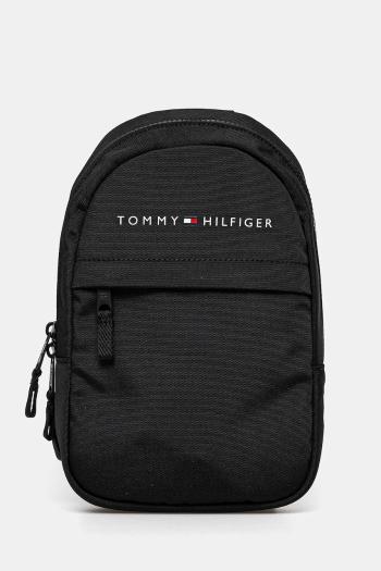 Detský ruksak Tommy Hilfiger čierna farba, malý, jednofarebný, AU0AU01895