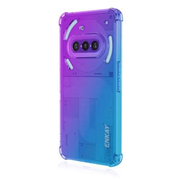 ENKAY GRADIENT Ochranný kryt pre Nothing Phone (3a) PURPLE BLUE