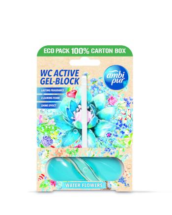 Ambipur WC Active gél-blok vodné kvety 45 g