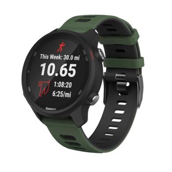 TWO-COLOR Remienok Garmin Vivoactive 3 čierny-zelený