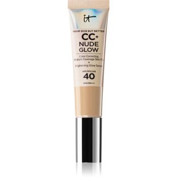 IT Cosmetics Your Skin But Better CC + Nude Glow make-up pre rozjasnenie pleti SPF 40 odtieň Medium 32 ml