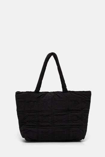 Kabelka Nanushka SOFT TOTE čierna farba, NU24FWBT12451