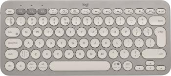 Billentyűzet Logitech Bluetooth Multi-Device Keyboard K380, Almond Milk - US INTL