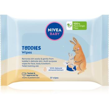 NIVEA BABY Toddies vlhčené obrúsky pre deti 57 ks