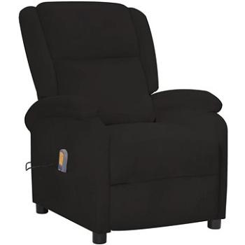 Shumee polohovacie čierne zamat, 342416