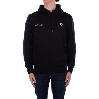 Fred Perry  M8650  Mikiny Čierna