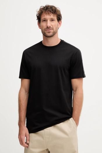 Bavlnené tričko Armani Exchange pánske, čierna farba, jednofarebné, XM001283 AF10361
