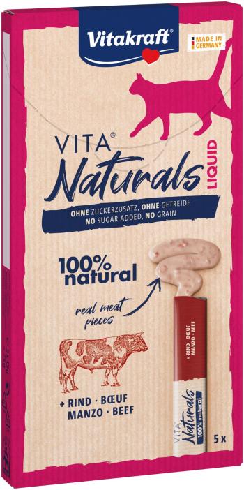 VITAKRAFT Vita Naturals liquid hovädzie 5 x 15 g