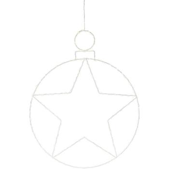Vianočná závesná LED dekorácia Kerstball Star 236 LED, 48 cm
