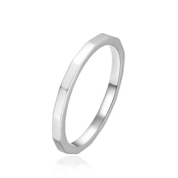Agato Nežný strieborný prsteň AGT-R70W 52 mm