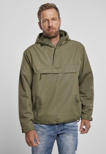 Brandit Fleece Pull Over Windbreaker olive - 3XL