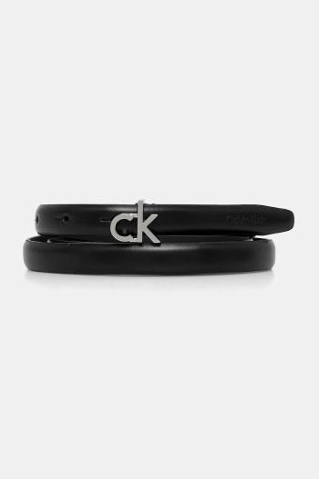 Opasok Calvin Klein dámsky, čierna farba, K60K612932