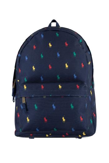 Detský ruksak Polo Ralph Lauren tmavomodrá farba, veľký, vzorovaný, 9AR153