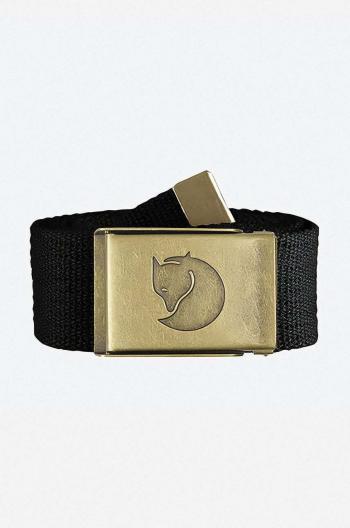 Opasok Fjallraven  Canvas Brass Belt F77297.550-550, čierna farba