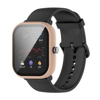 Plastový kryt s ochranným sklom pre Xiaomi Amazfit GTS 2 Mini ružový