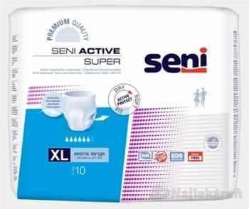 Seni ACTIVE SUPER Extra Large navliekacie nohavičky (obvod pás 120-160cm) 10ks