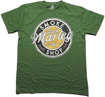 Bob Marley Tričko Smoke Shop Unisex Green S