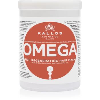 Kallos KJMN Professional Omega vyživujúca maska na vlasy s omega-6 komplexom a makadamia olejom 1000 ml