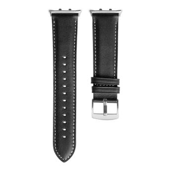 LEATHER Kožený remienok pre Honor Watch 5 čierny