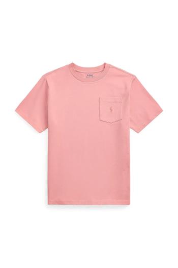 Tričko Polo Ralph Lauren ružová farba, 323970333009