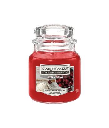 Yankee Candle Vonná sviečka Home Inspiration malá Cherry Vanilla 104 g