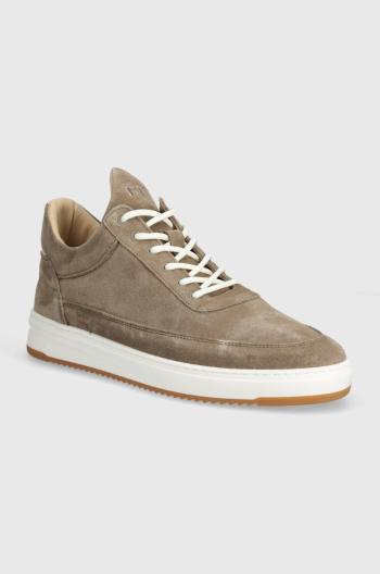 Semišové tenisky Filling Pieces Low Top Ripple Suede béžová farba, 25122799988