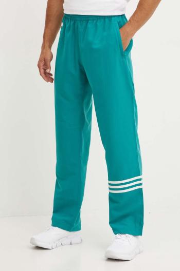 Tepláky adidas Originals tyrkysová farba, s nášivkou, JF9159