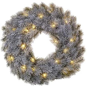 EMOS LED dekorace – adventní věnec, 40 cm, 2x AA, vnitřní, teplá bílá, časovač (DCTW15)