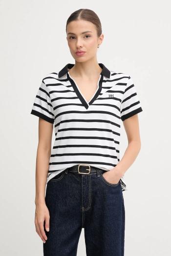 Polo tričko Pedro del Hierro dámske, biela farba, 4532381