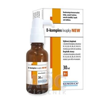 GENERICA B-komplex kvapky NEW 30 ml