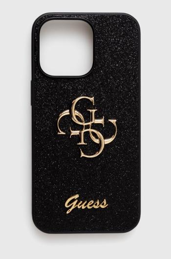 Puzdro na mobil Guess iPhone 13 Pro / 13 6.1 čierna farba