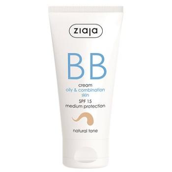 ZIAJA BB krém mastná, zmiešaná pleť – tón prirodzený SPF15 50 ml (5901887038351)