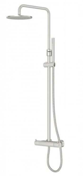 STEINBERG STEINBERG - 100 Sprchový set s termostatom, priemer 20 cm, kefovaný nikel 100 2721 BN