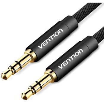 Vention Fabric Braided 3,5 mm Jack Male to Male Audio Cable 1 m Black Metal Type (BAGBF)