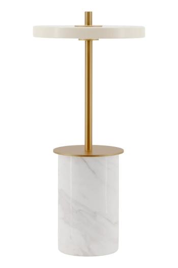 Bezdrôtová led stolná lampa Umage Asteria Move Mini 25,5 cm biela farba