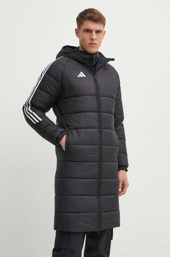 Bunda adidas Performance TIRO pánska, čierna farba, zimná, IJ7389