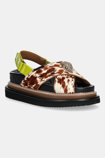 Sandále Kurt Geiger London Orson Cross Strap Sandal čierna farba, na platforme, 9992239189