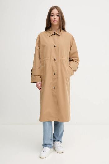 Bunda United Colors of Benetton zelená farba, prechodná, oversize, 241XDN07I