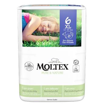 MOLTEX Pure & Nature plienky XL 13-18 kg 21 ks